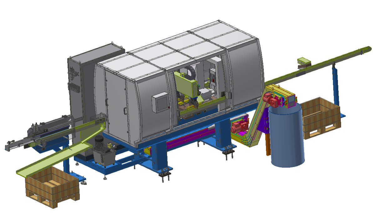 DEM Series: Fully automatic Double End Machining for bar and tube materials